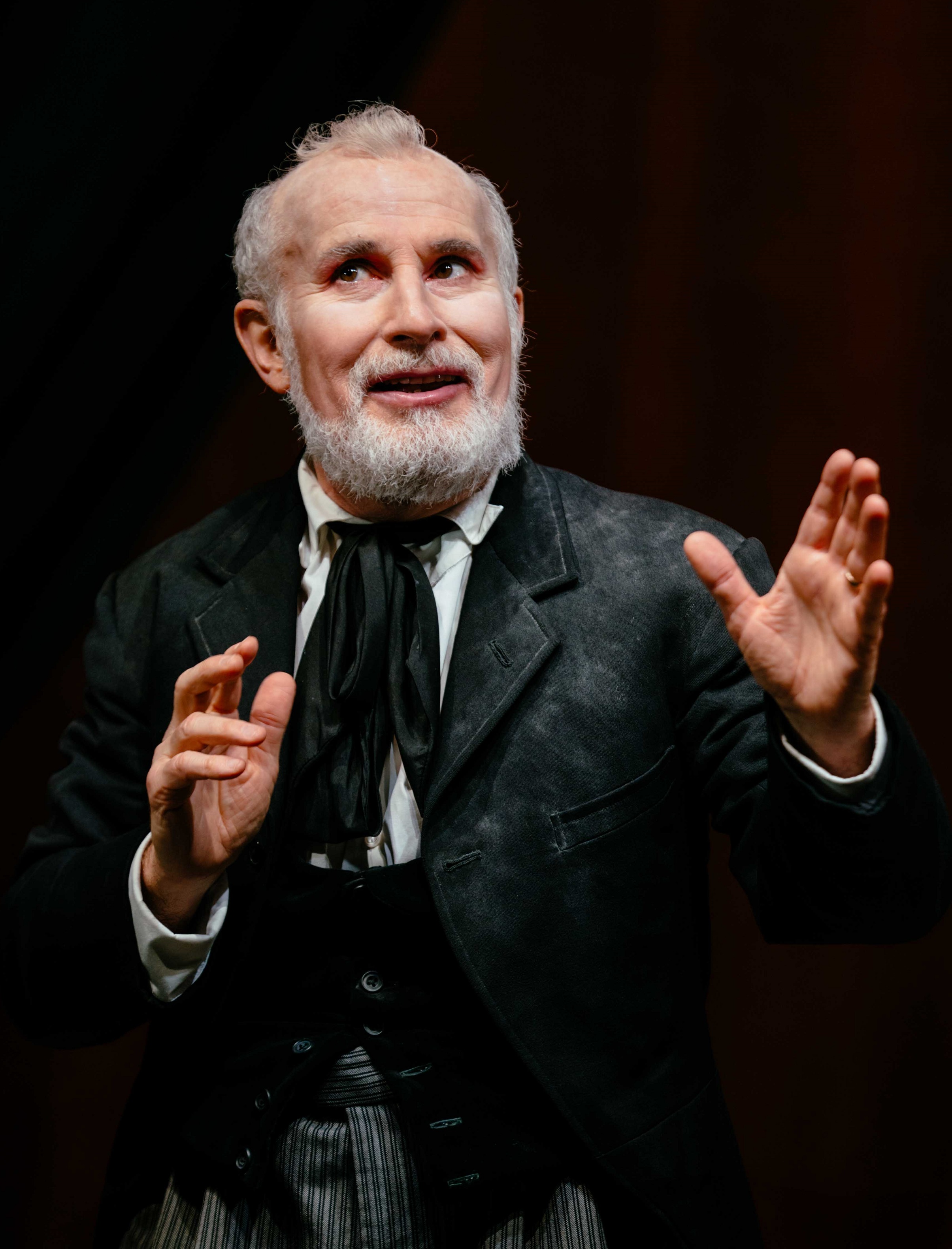 Marcello Magni durante il suo ultimo spettaco 